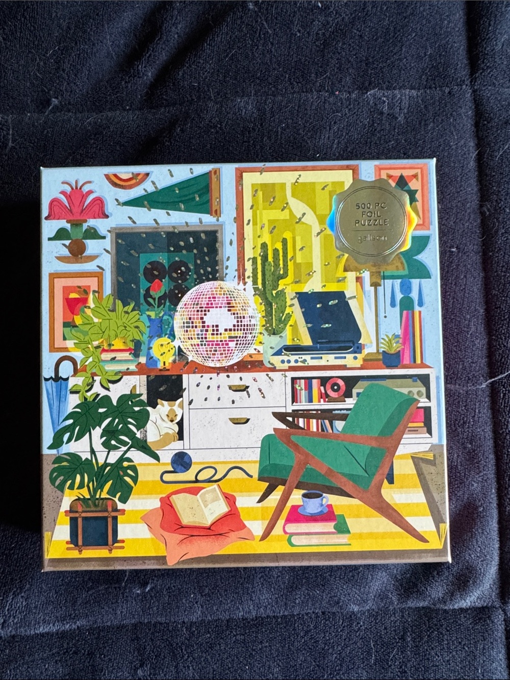 Galison 500 piece “Disco Life” jigsaw puzzle